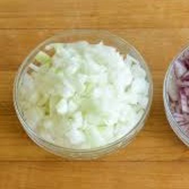 Diced Onions.
