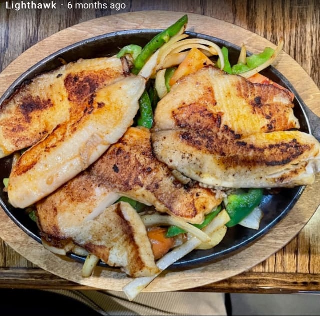 Tilapia Fajitas.
