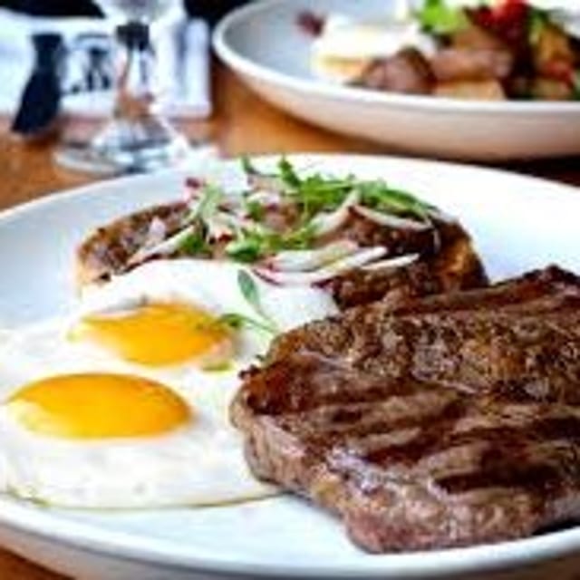 Lunch Steak & Eggs.